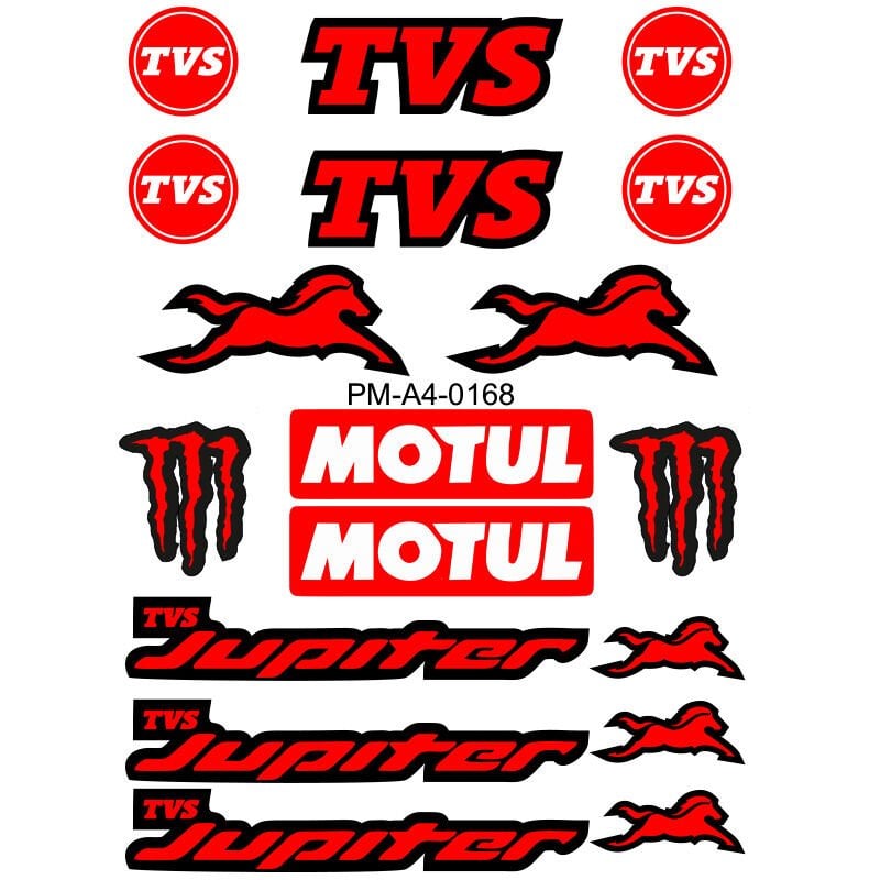 JÜPİTER TASARIM A4 ÇOKLU STİCKER SETİ