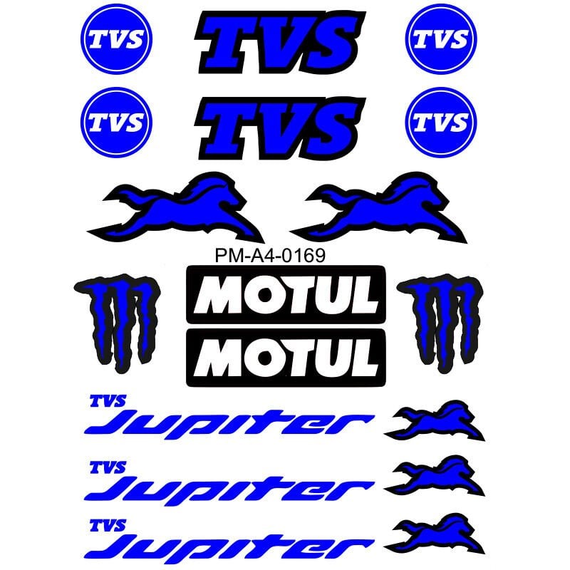 JÜPİTER TASARIM A4 ÇOKLU STİCKER SETİ