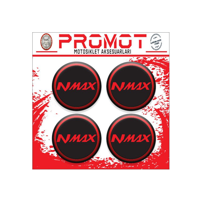 NMAX UYUMLU DAMLA STİCKER (4cm-4 Adet)