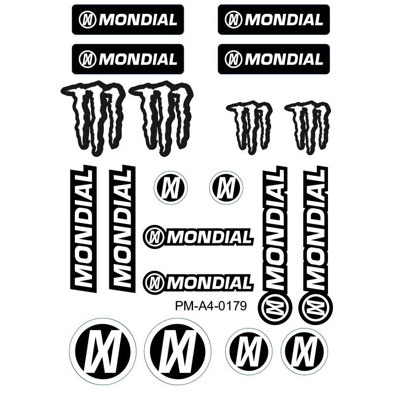 MONDIAL TASARIM A4 ÇOKLU STİCKER SETİ