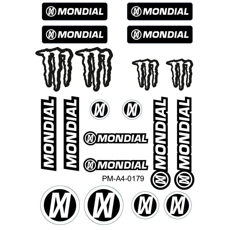 MONDIAL TASARIM A4 ÇOKLU STİCKER SETİ