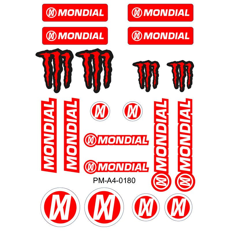MONDIAL TASARIM A4 ÇOKLU STİCKER SETİ