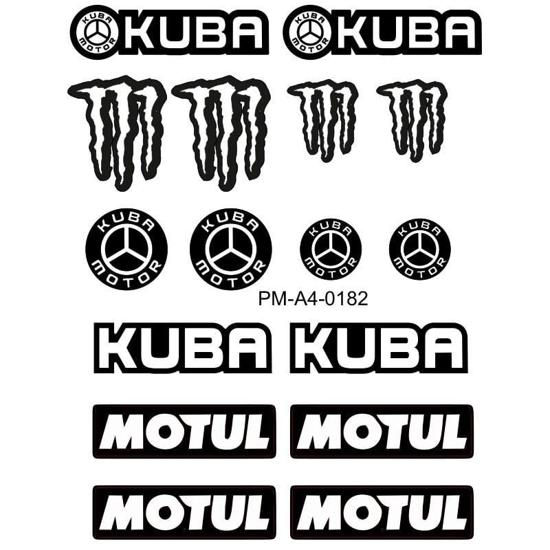 KUBA TASARIM A4 ÇOKLU STİCKER SETİ