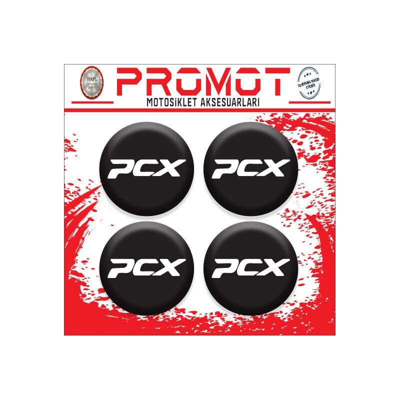 PCX UYUMLU DAMLA STİCKER (4cm-4 Adet)