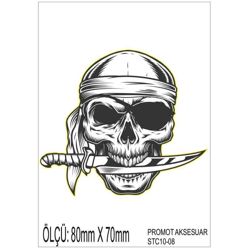 MOTOSİKLET GRENAJ EKİPMAN STİCKER 10'LU PAKET