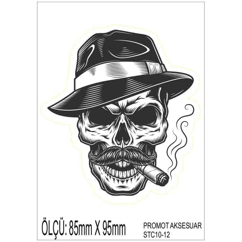 MOTOSİKLET GRENAJ EKİPMAN STİCKER 10'LU PAKET