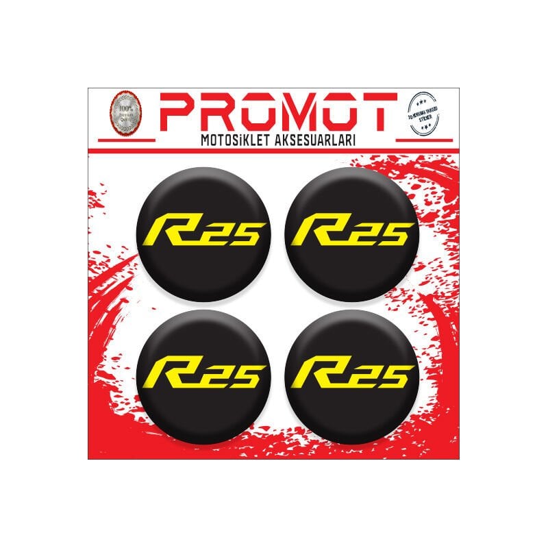 R25 UYUMLU DAMLA STİCKER (4cm-4 Adet)