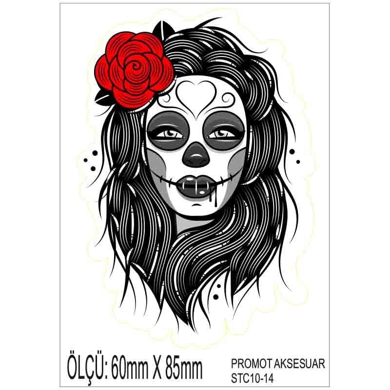 MOTOSİKLET GRENAJ EKİPMAN STİCKER 10'LU PAKET