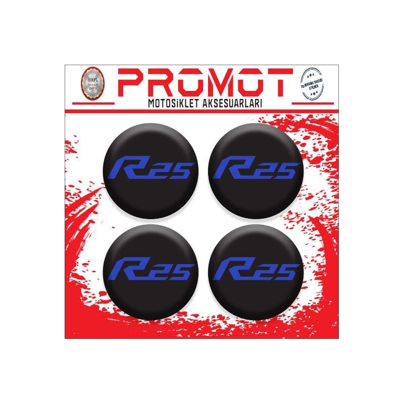 R25 UYUMLU DAMLA STİCKER (4cm-4 Adet)
