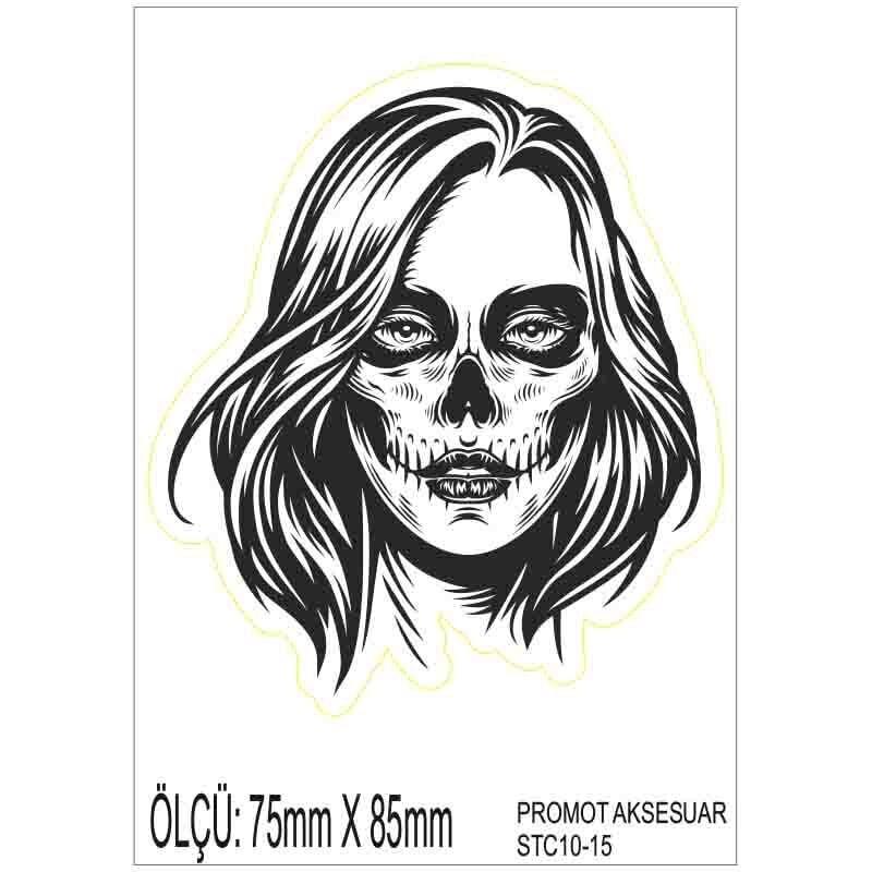 MOTOSİKLET GRENAJ EKİPMAN STİCKER 10'LU PAKET