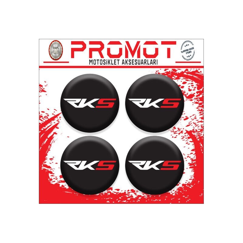 RKS UYUMLU DAMLA STİCKER (4cm-4 Adet)