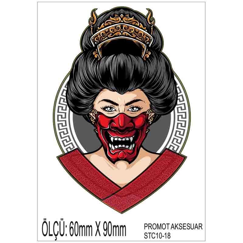 MOTOSİKLET GRENAJ EKİPMAN STİCKER 10'LU PAKET