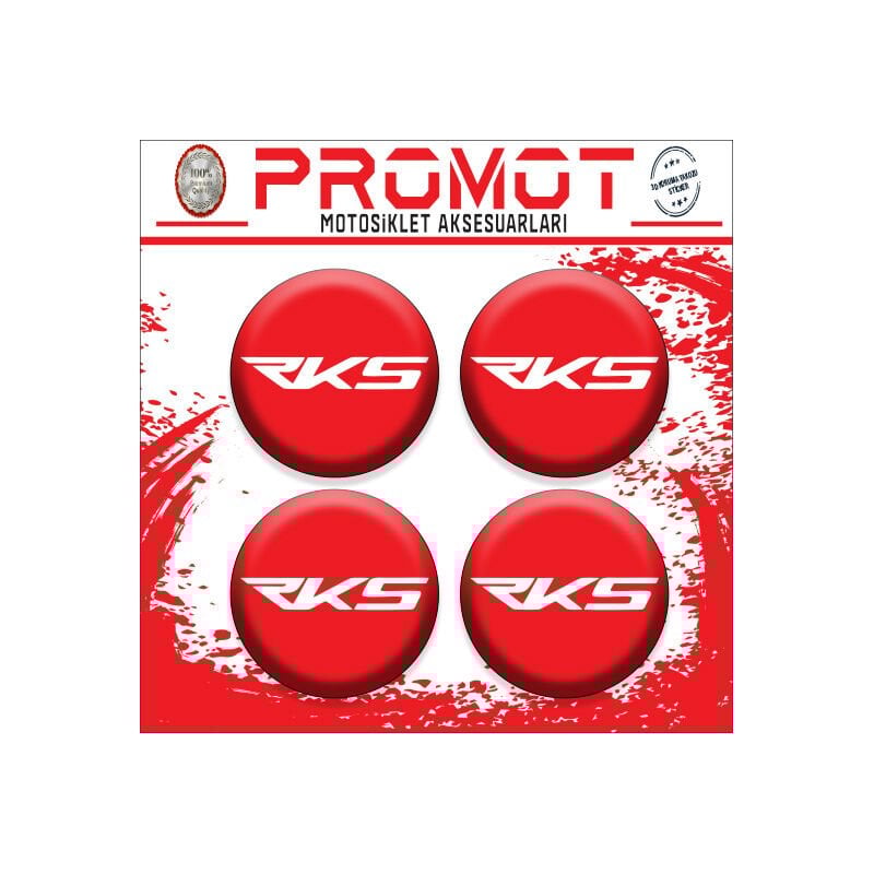 RKS UYUMLU DAMLA STİCKER (4cm-4 Adet)