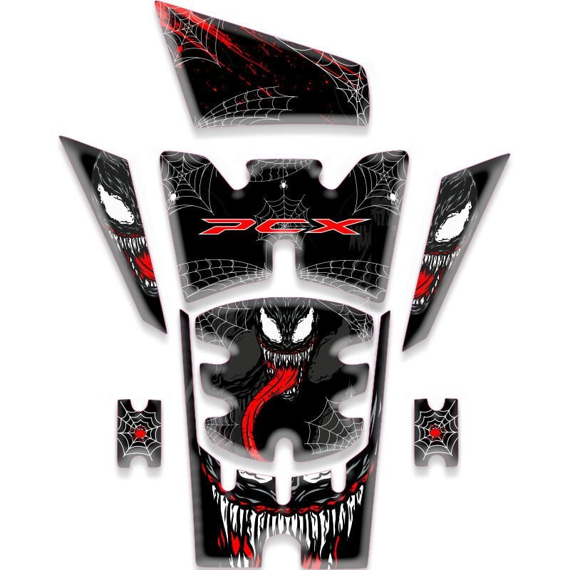 HONDA PCX UYUMLU 8 PARÇA VENOM TANK PAD SET 2025