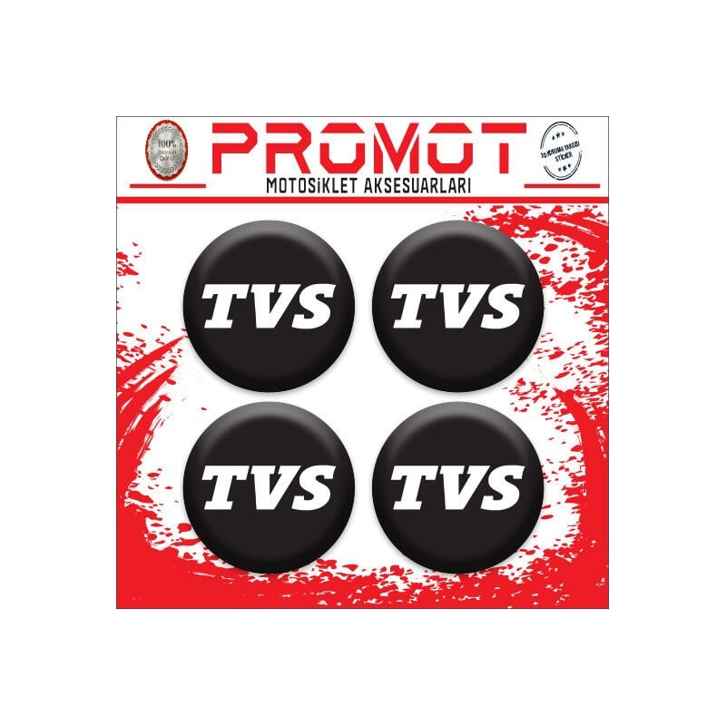 TVS UYUMLU DAMLA STİCKER (4cm-4 Adet)