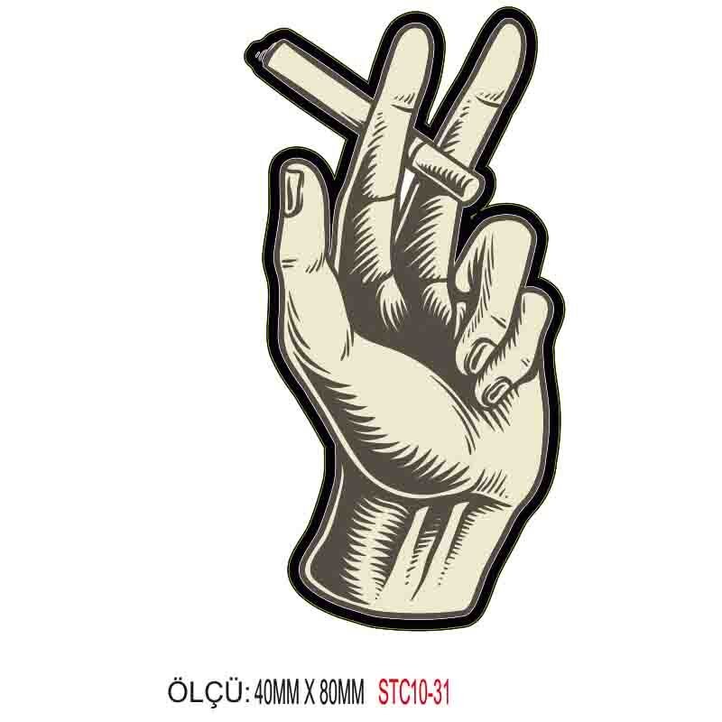 MOTOSİKLET GRENAJ EKİPMAN STİCKER 10'LU PAKET