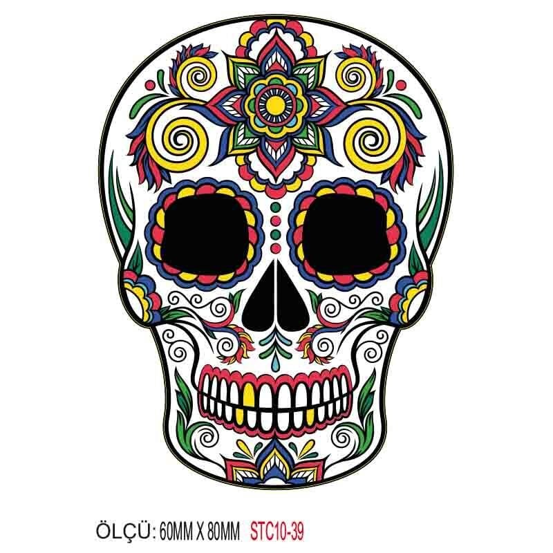 MOTOSİKLET GRENAJ EKİPMAN STİCKER 10'LU PAKET