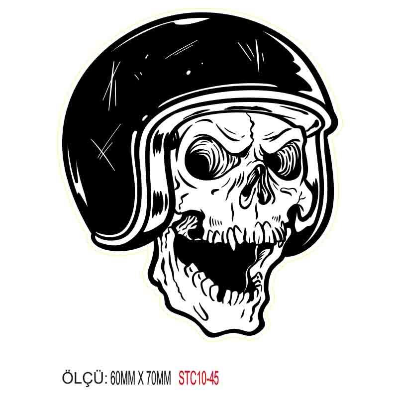 MOTOSİKLET GRENAJ EKİPMAN STİCKER 10'LU PAKET