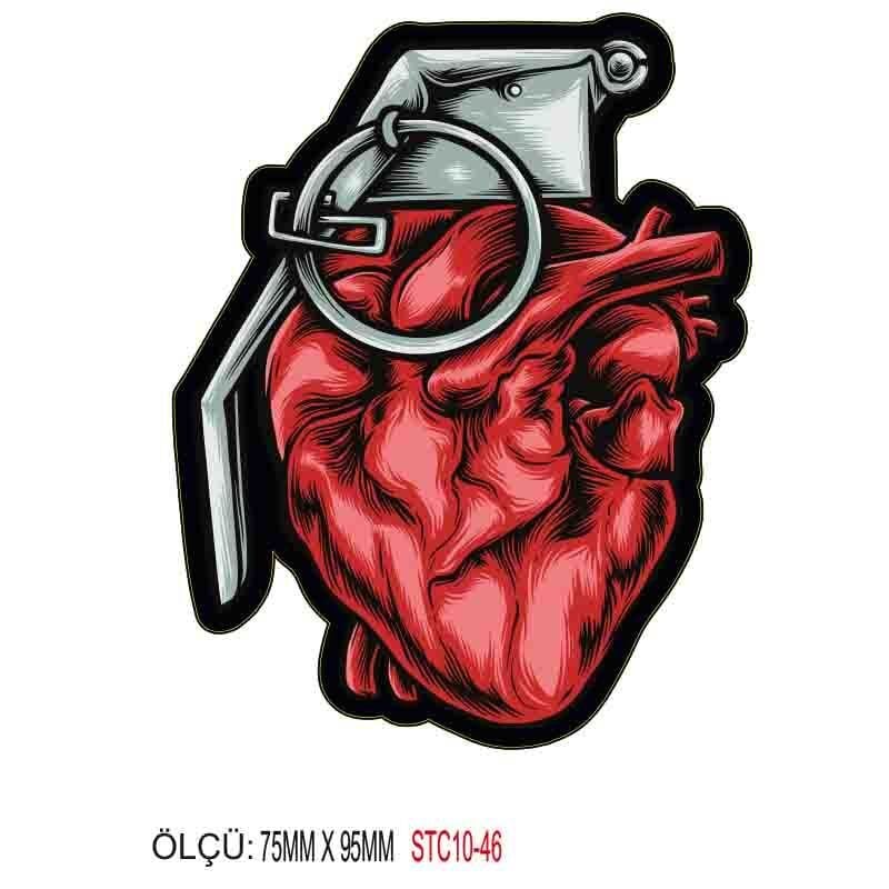 MOTOSİKLET GRENAJ EKİPMAN STİCKER 10'LU PAKET