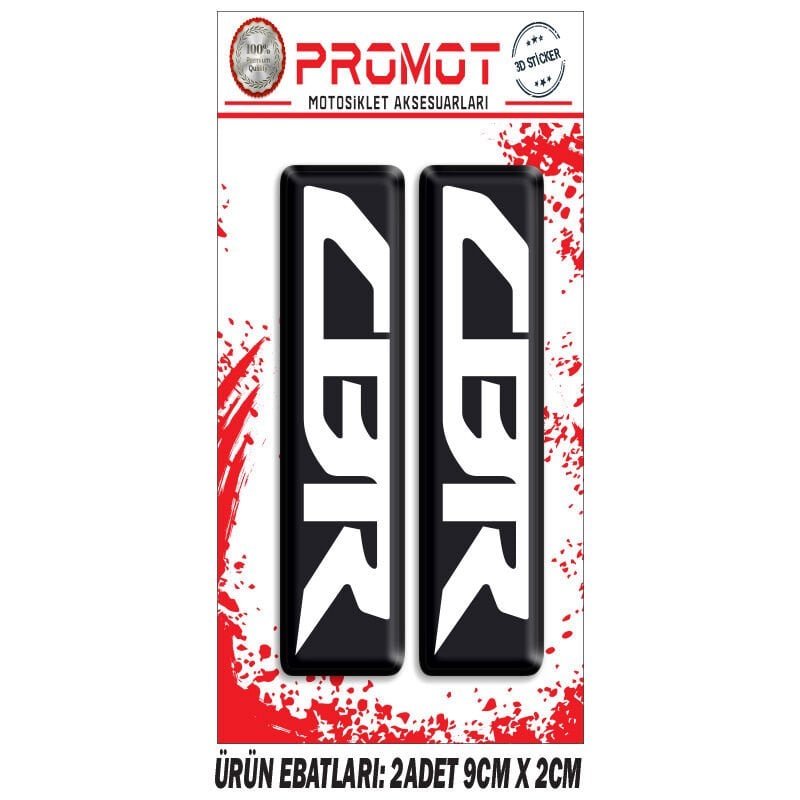CBR TASARIMLI ÖN MAŞA DAMLA STİCKER