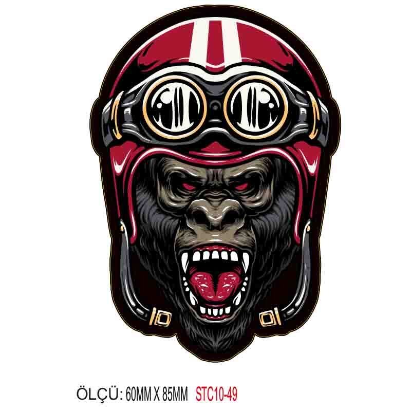 MOTOSİKLET GRENAJ EKİPMAN STİCKER 10'LU PAKET