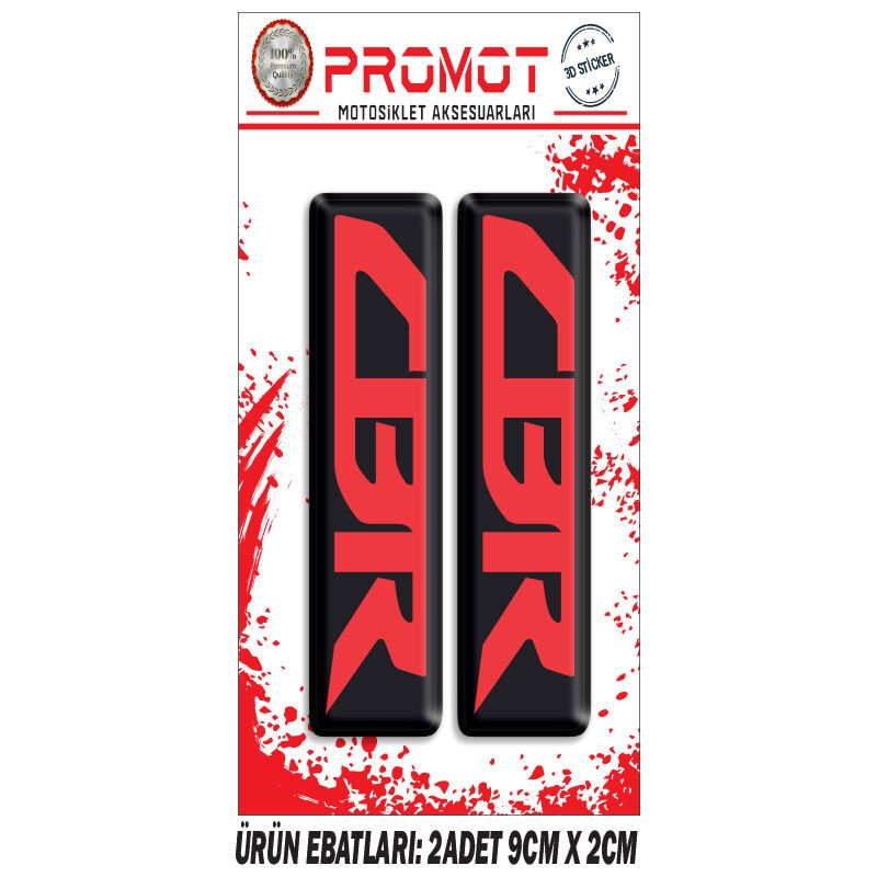 CBR TASARIMLI ÖN MAŞA DAMLA STİCKER