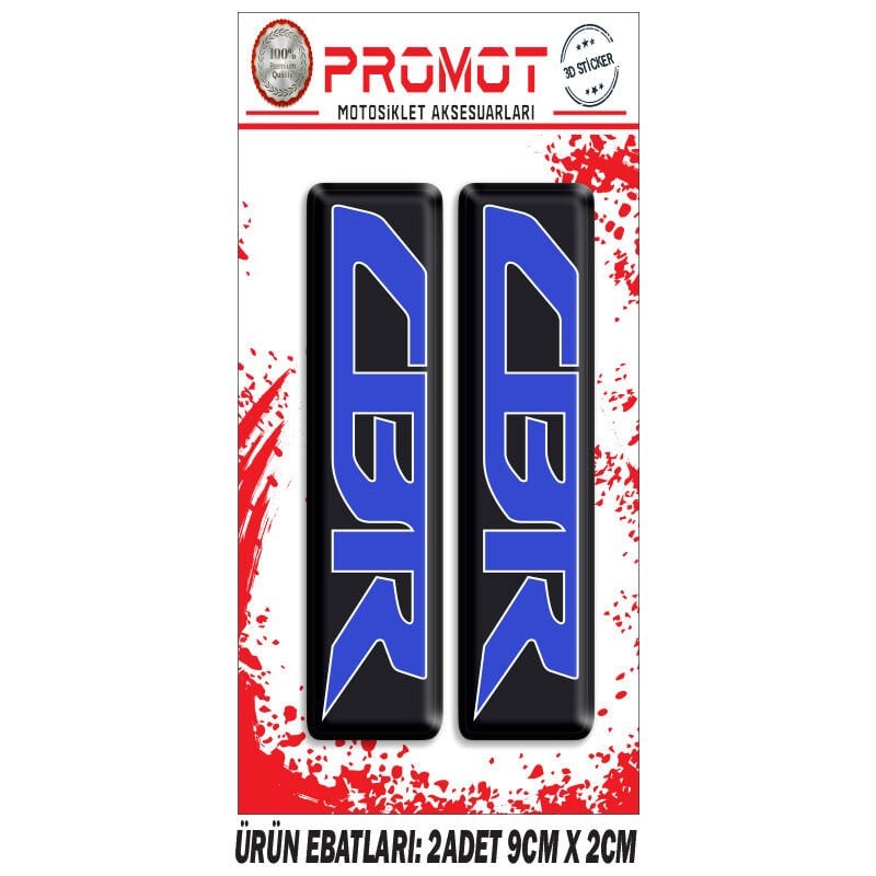 CBR TASARIMLI ÖN MAŞA DAMLA STİCKER