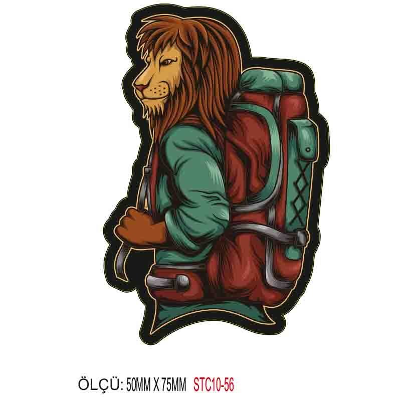 MOTOSİKLET GRENAJ EKİPMAN STİCKER 10'LU PAKET