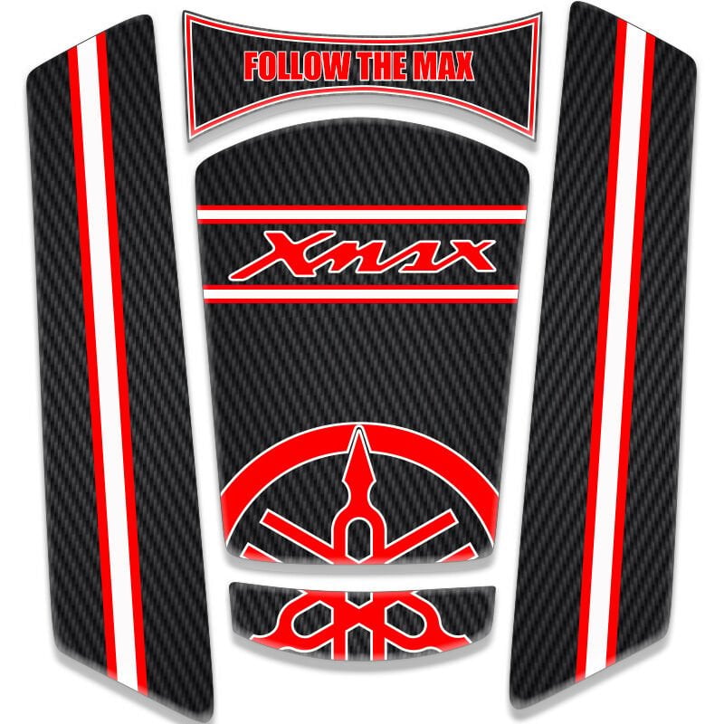 YAMAHA XMAX UYUMLU KIRMIZI TANK PAD (2025-2026)