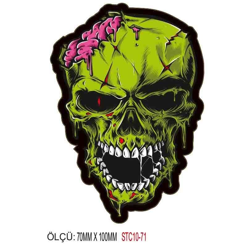 MOTOSİKLET GRENAJ EKİPMAN STİCKER 10'LU PAKET