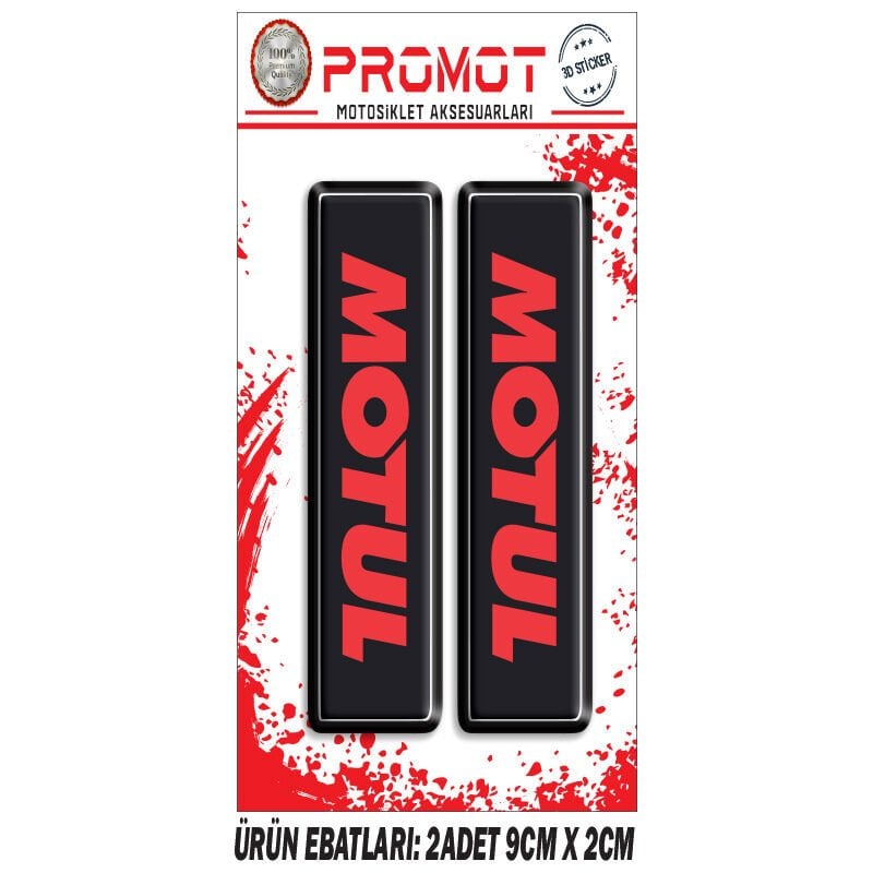 MOTUL TASARIMLI ÖN MAŞA DAMLA STİCKER