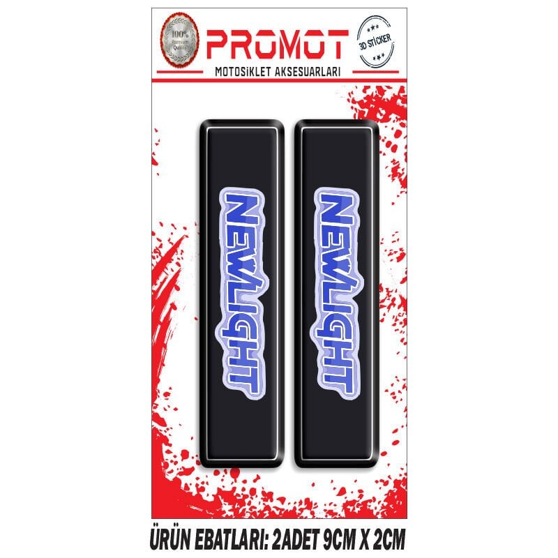 NEWLIGHT TASARIMLI ÖN MAŞA DAMLA STİCKER