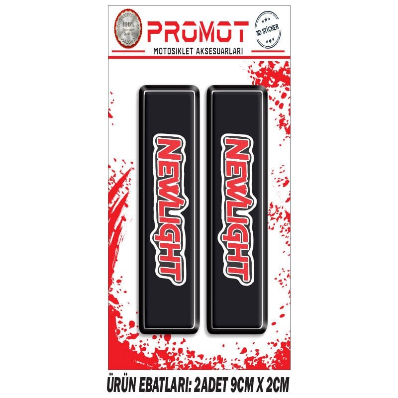 NEWLIGHT TASARIMLI ÖN MAŞA DAMLA STİCKER