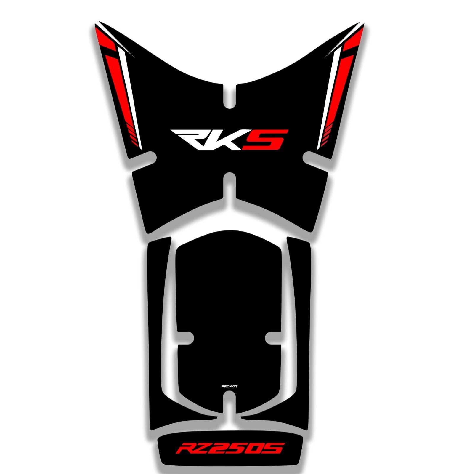 RKS RZ250S UYUMLU KIRMIZI TANK PAD