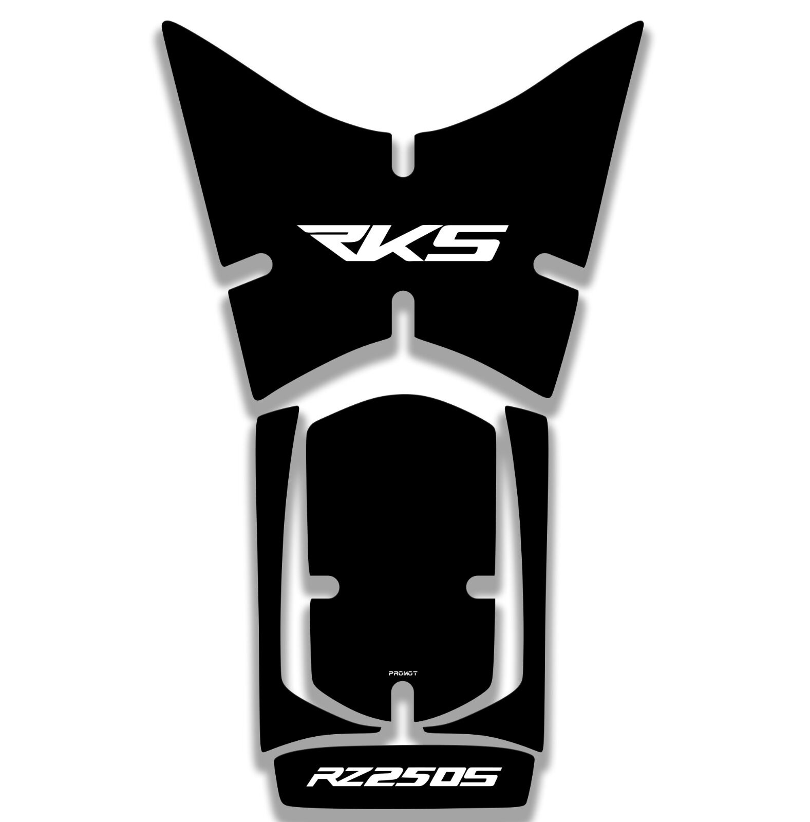 RKS RZ250S UYUMLU SİYAH TANK PAD