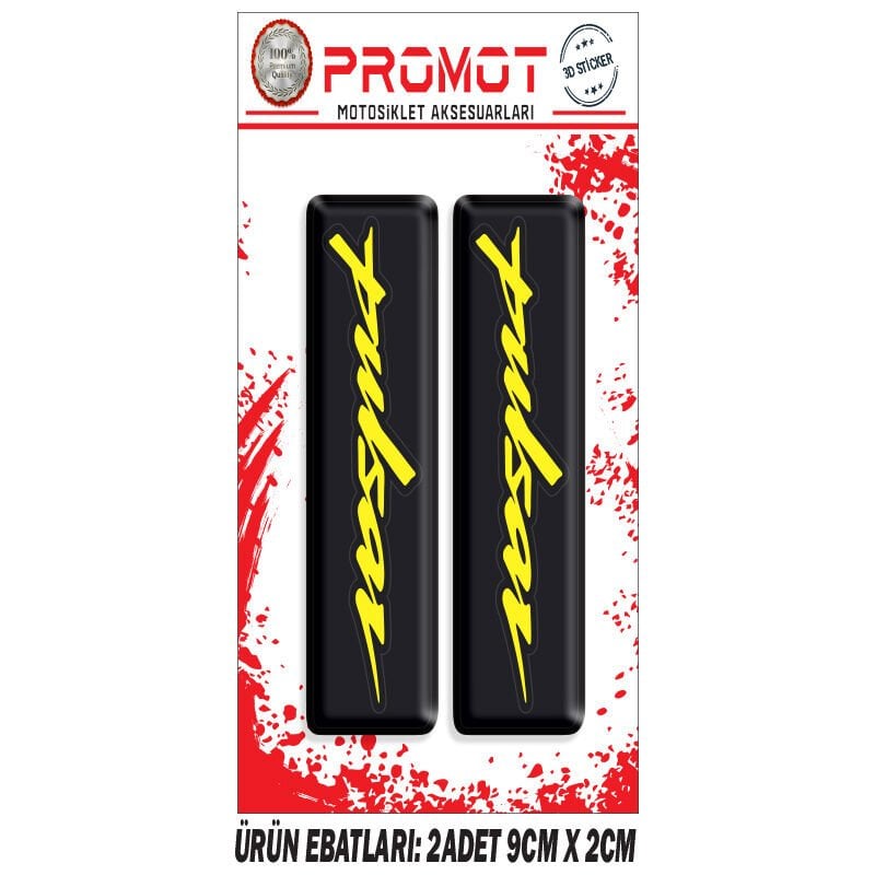 PULSAR TASARIMLI ÖN MAŞA DAMLA STİCKER