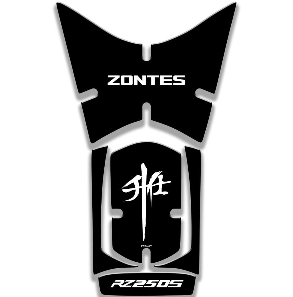 ZONTES RZ250S UYUMLU SİYAH TANK PAD