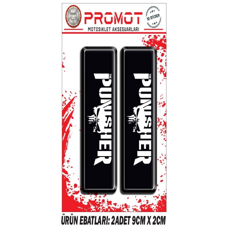 PUNUSHER TASARIMLI ÖN MAŞA DAMLA STİCKER