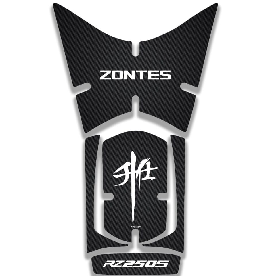 ZONTES RZ250S UYUMLU KARBON TANK PAD