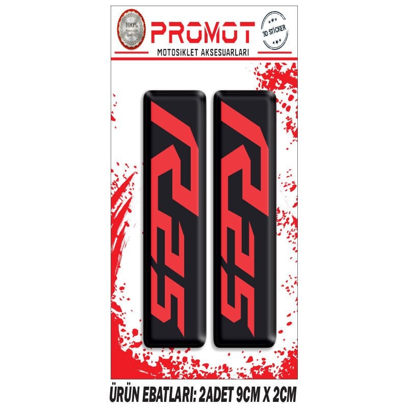 R25 TASARIMLI ÖN MAŞA DAMLA STİCKER