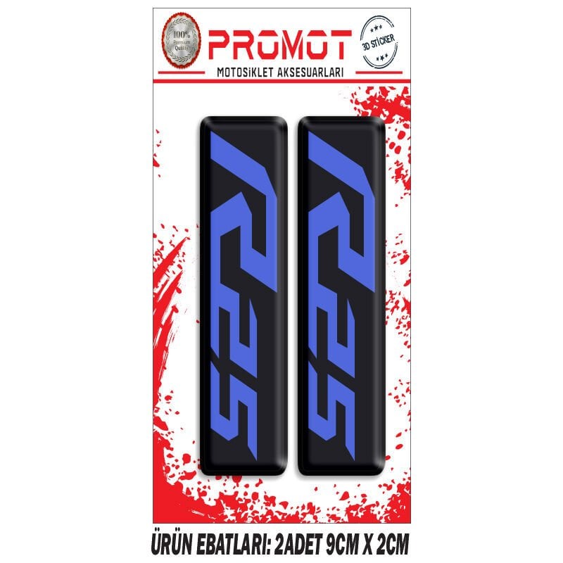 R25 TASARIMLI ÖN MAŞA DAMLA STİCKER