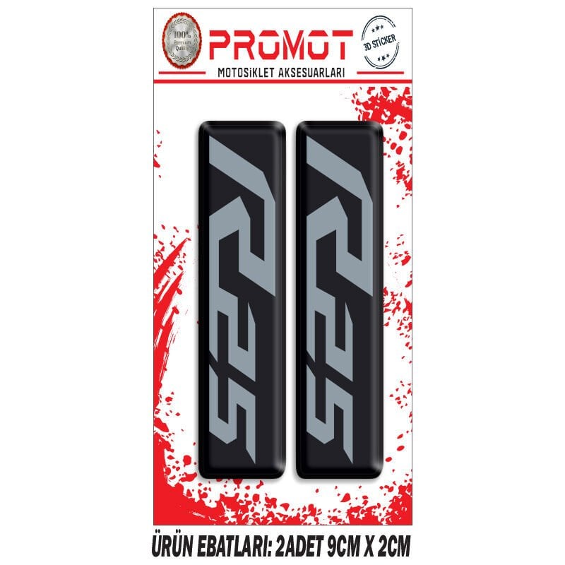 R25 TASARIMLI ÖN MAŞA DAMLA STİCKER