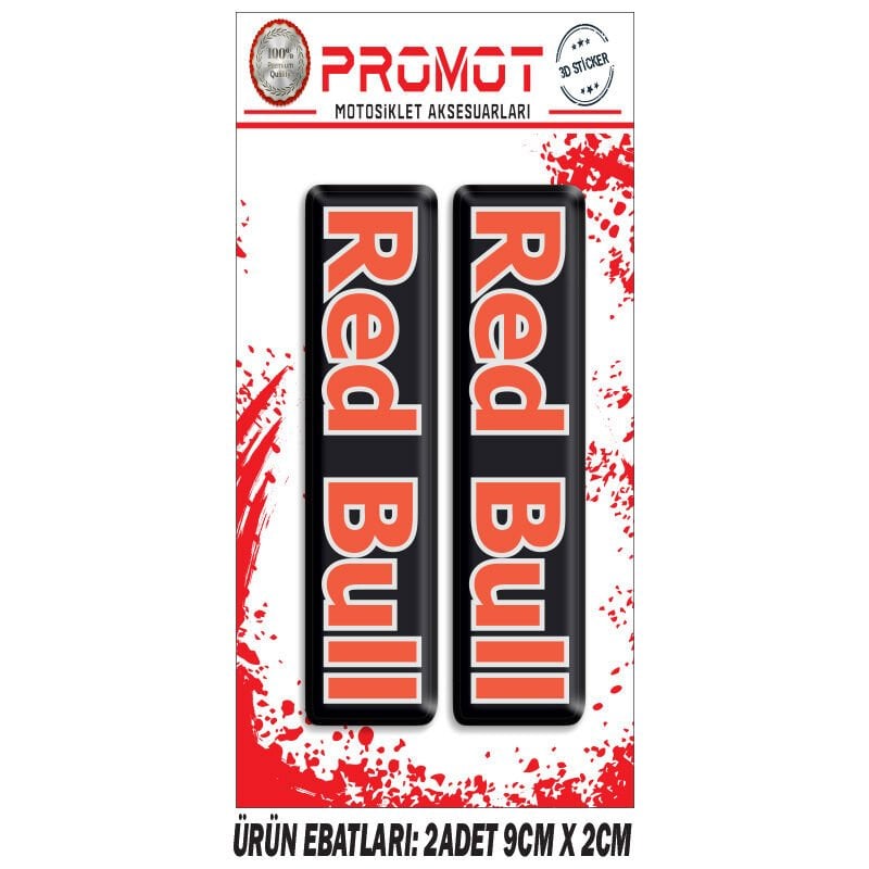 REDBULL TASARIMLI ÖN MAŞA DAMLA STİCKER
