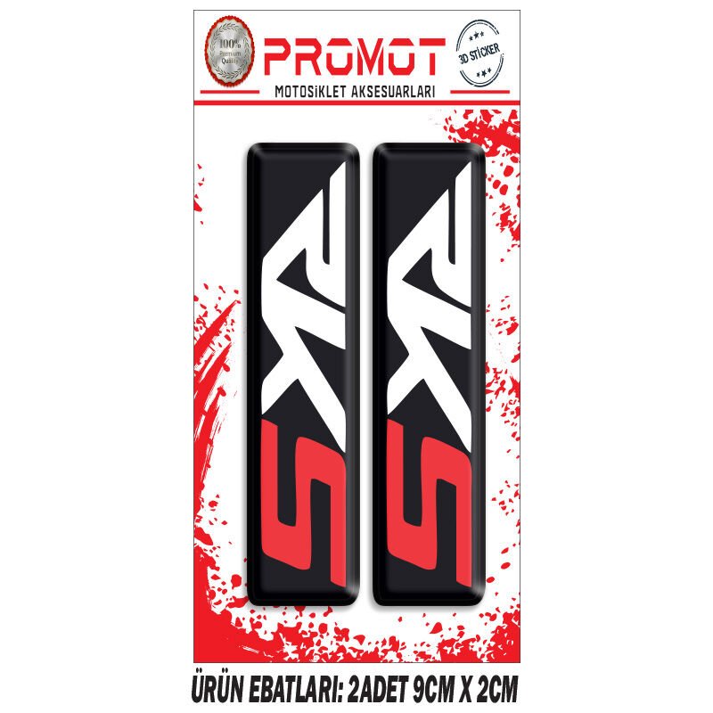 RKS TASARIMLI ÖN MAŞA DAMLA STİCKER