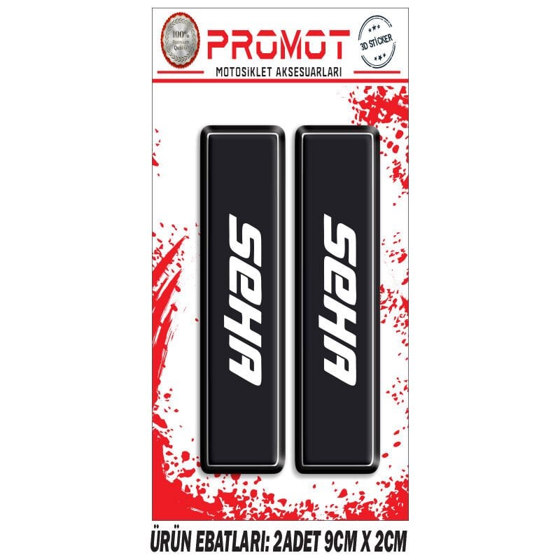 SEHA TASARIMLI ÖN MAŞA DAMLA STİCKER