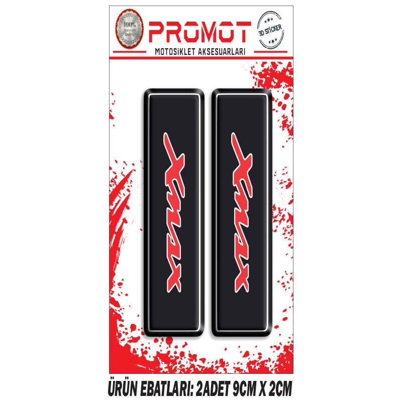 XMAX TASARIMLI ÖN MAŞA DAMLA STİCKER