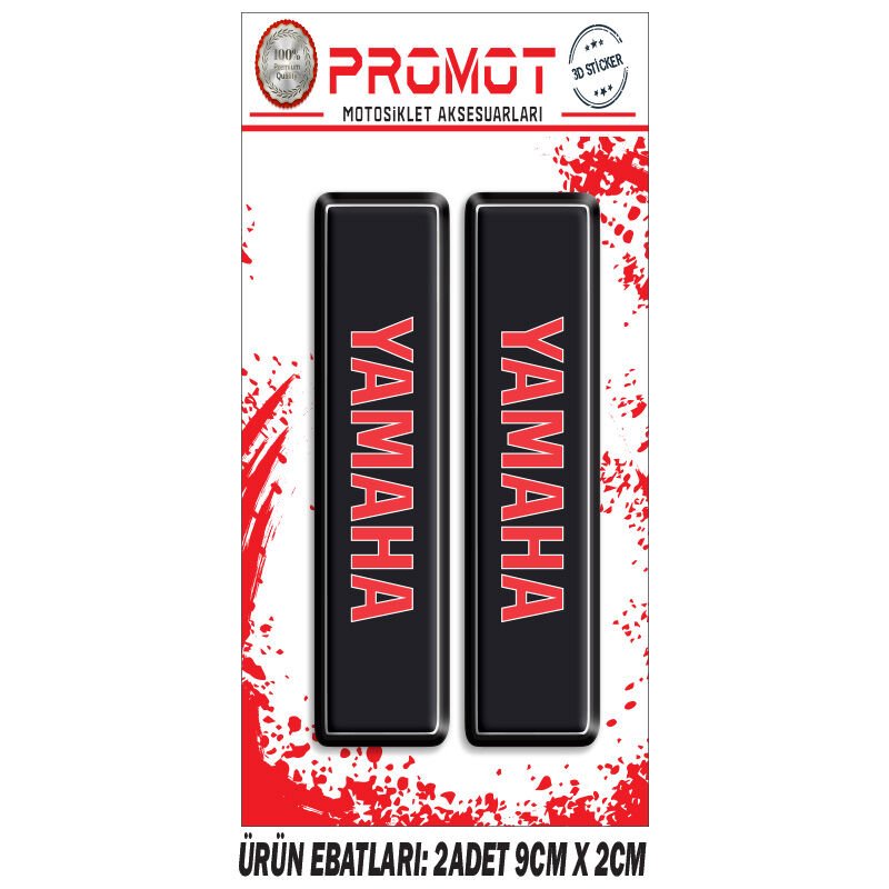 YAMAHA TASARIMLI ÖN MAŞA DAMLA STİCKER