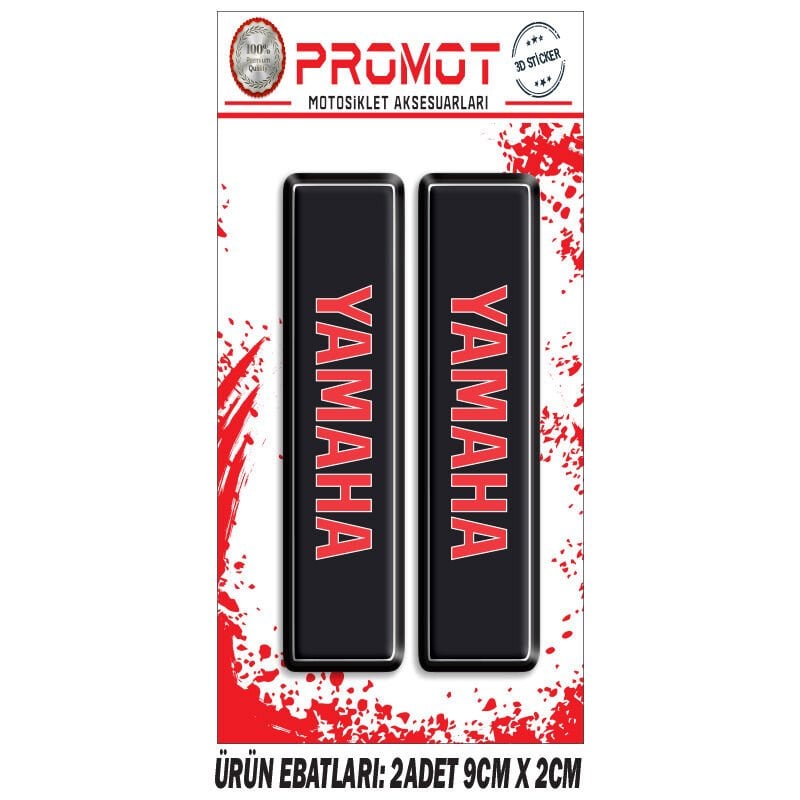 YAMAHA TASARIMLI ÖN MAŞA DAMLA STİCKER