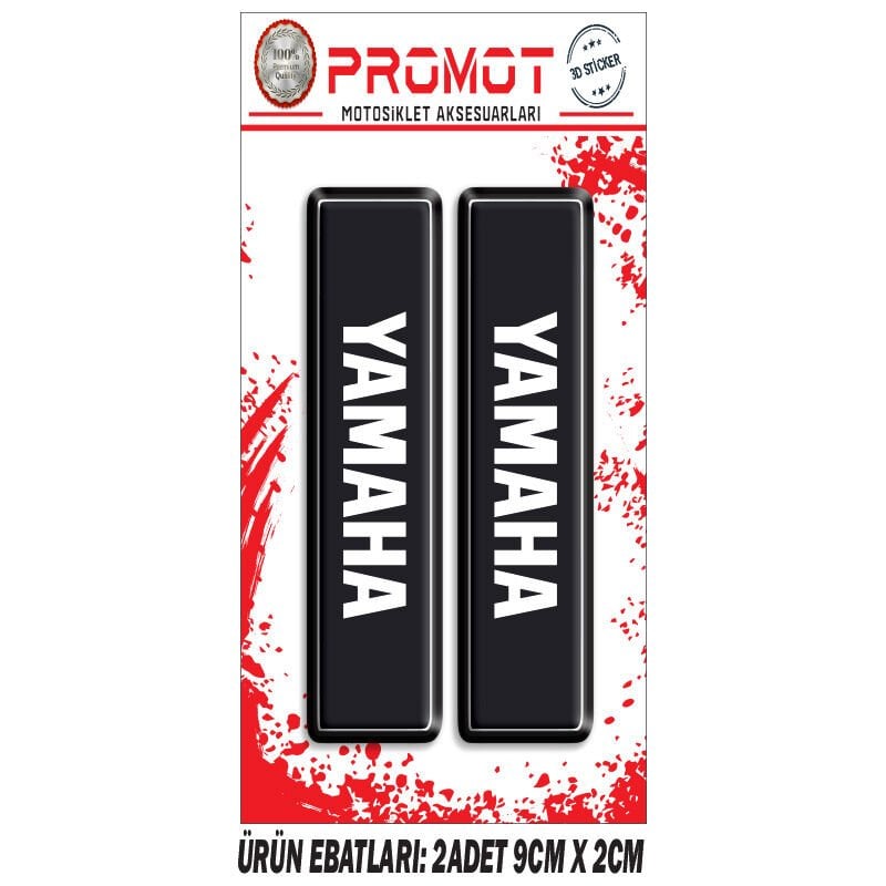 YAMAHA TASARIMLI ÖN MAŞA DAMLA STİCKER