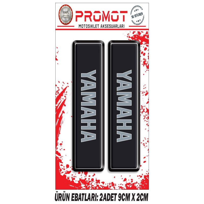 YAMAHA TASARIMLI ÖN MAŞA DAMLA STİCKER